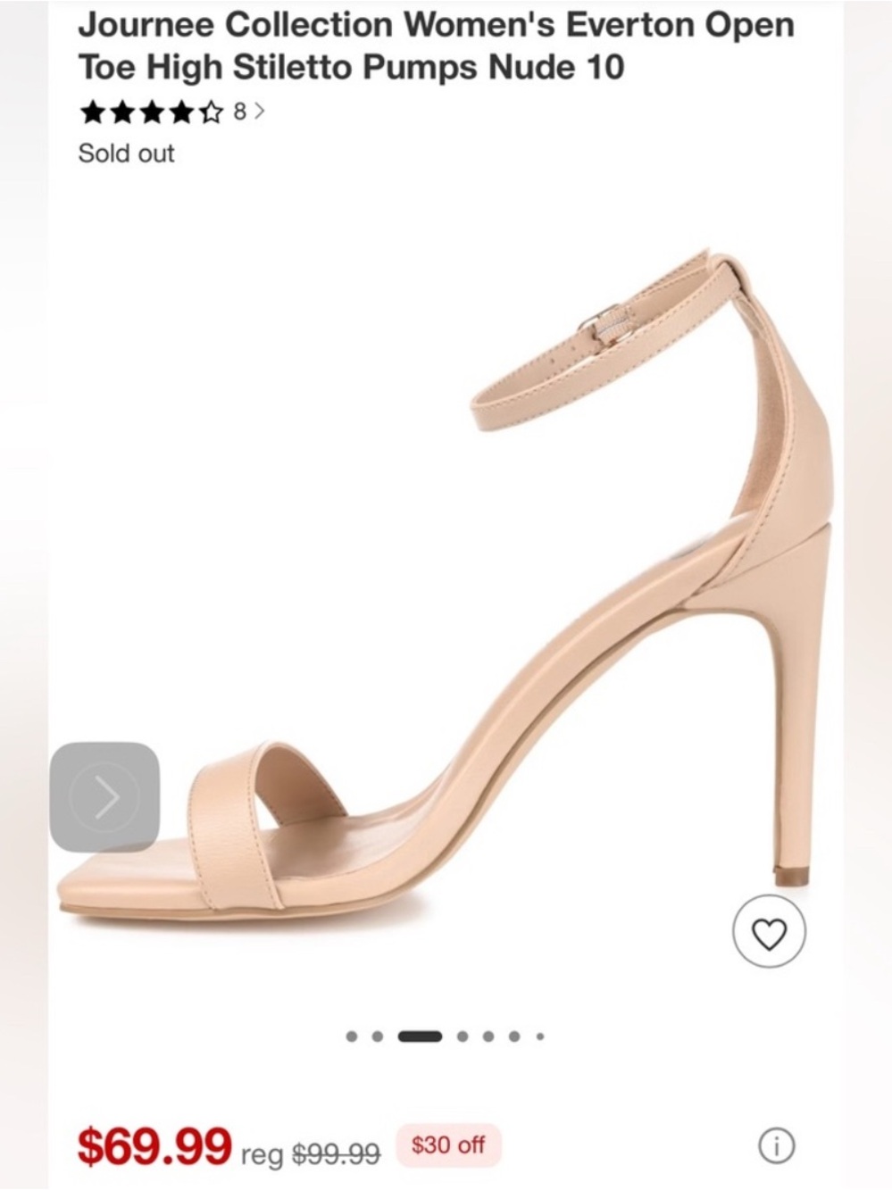 💲💲NWT in BOX Ankle-Strap beige taupe tan Stiletto spikes Heels size 10
